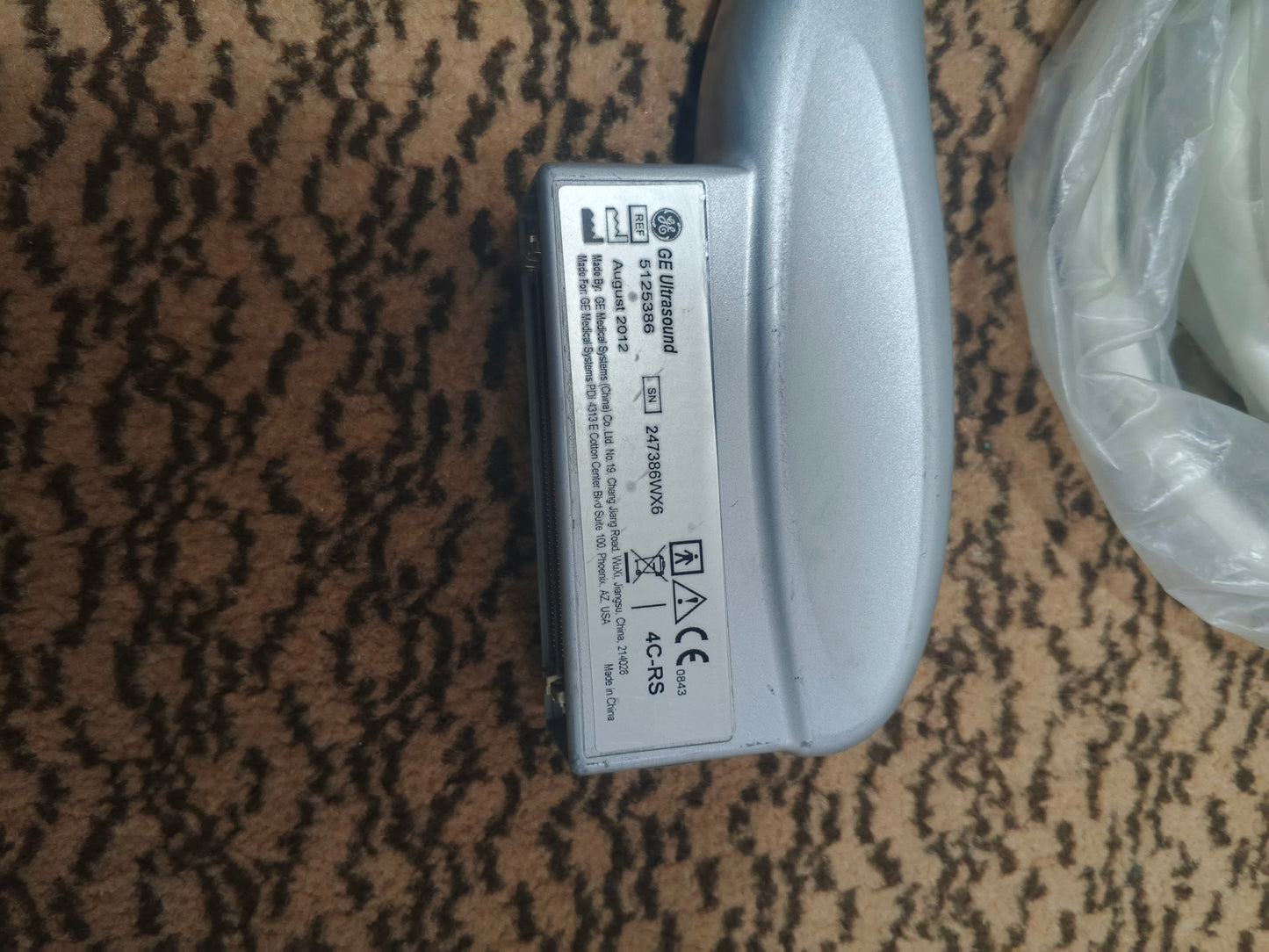 ...Ge voluson P8 convex probe