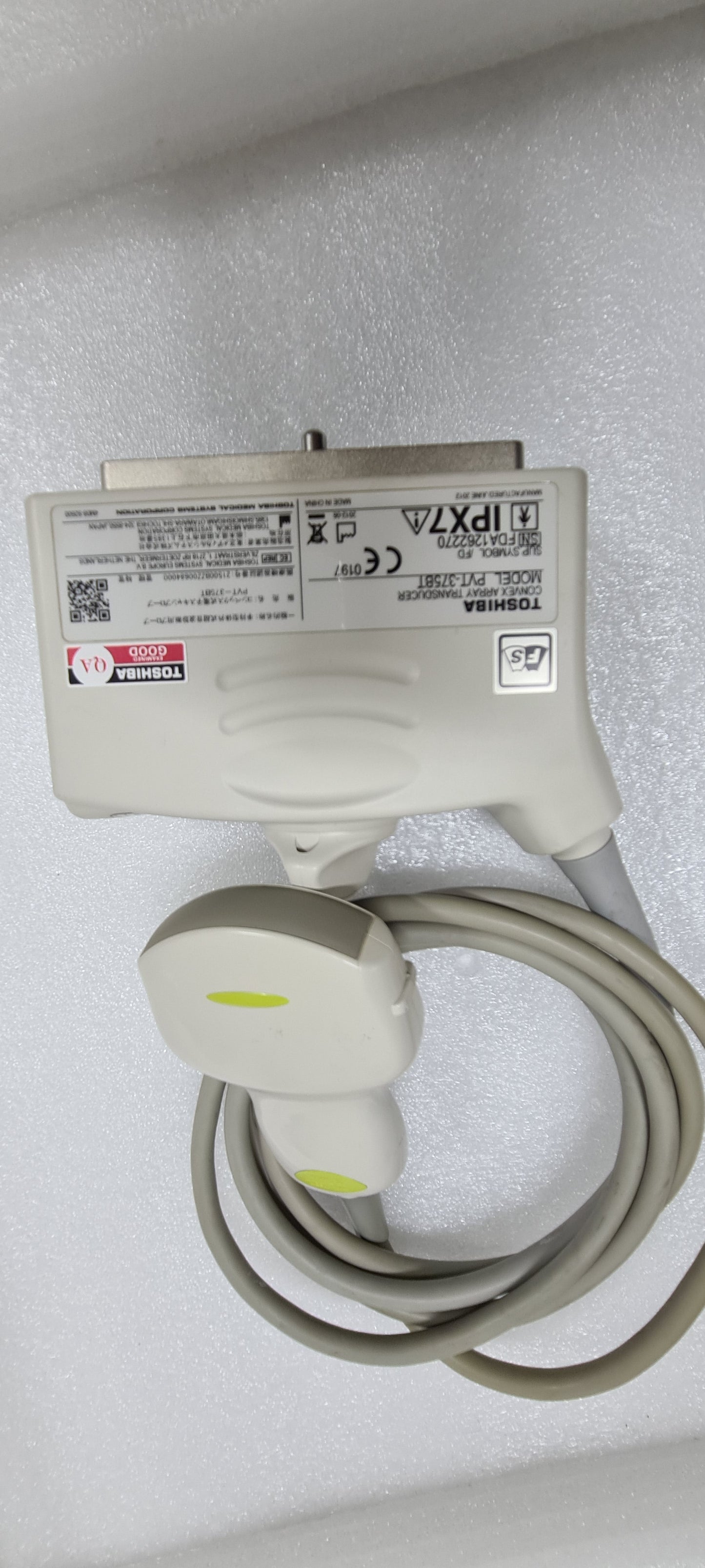 Toshiba 6C1 Convex Prob Checked SN: FDA1262270 dxb