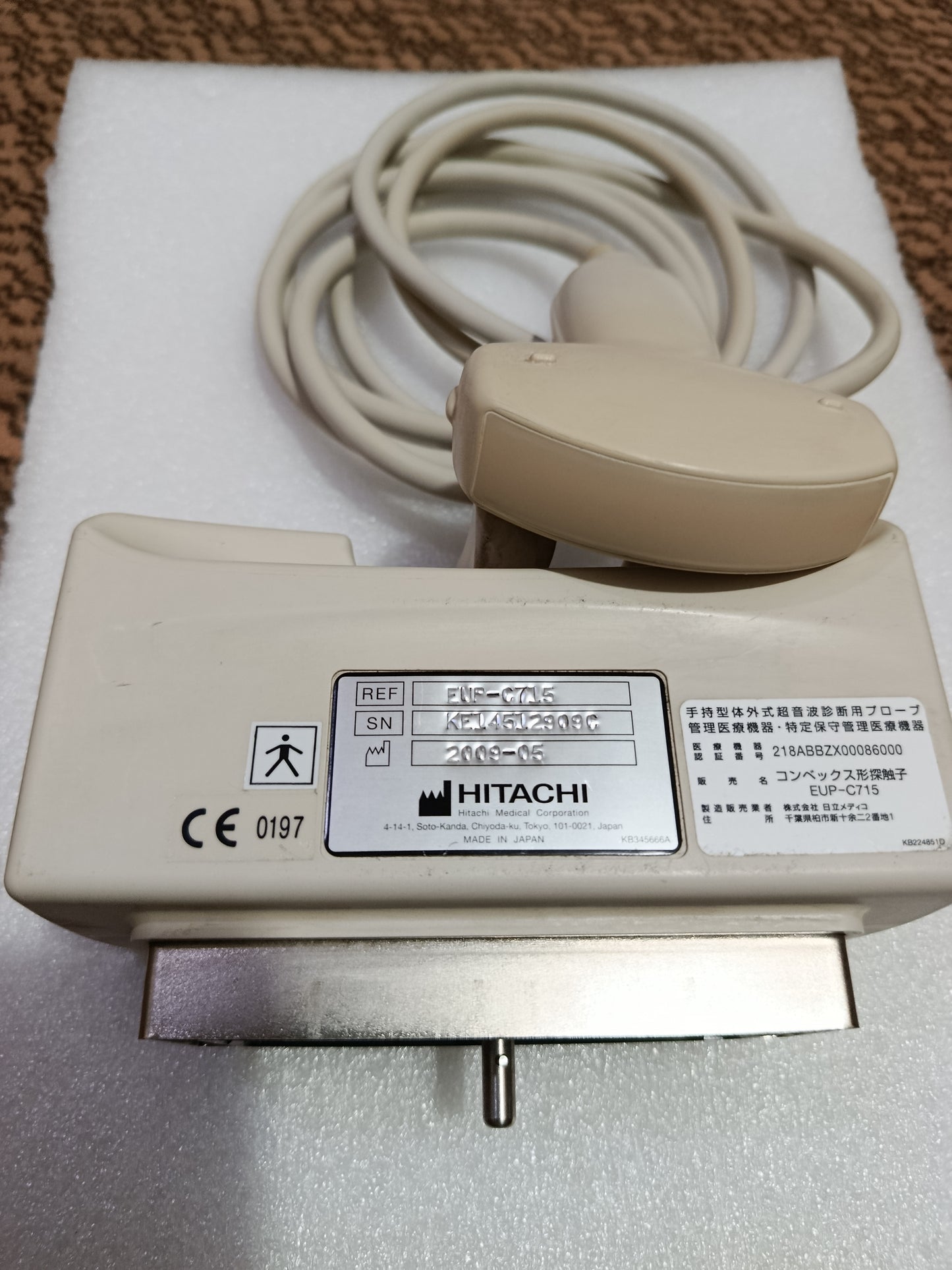 P..Hitachi EUP-C715 Convex Probe UC