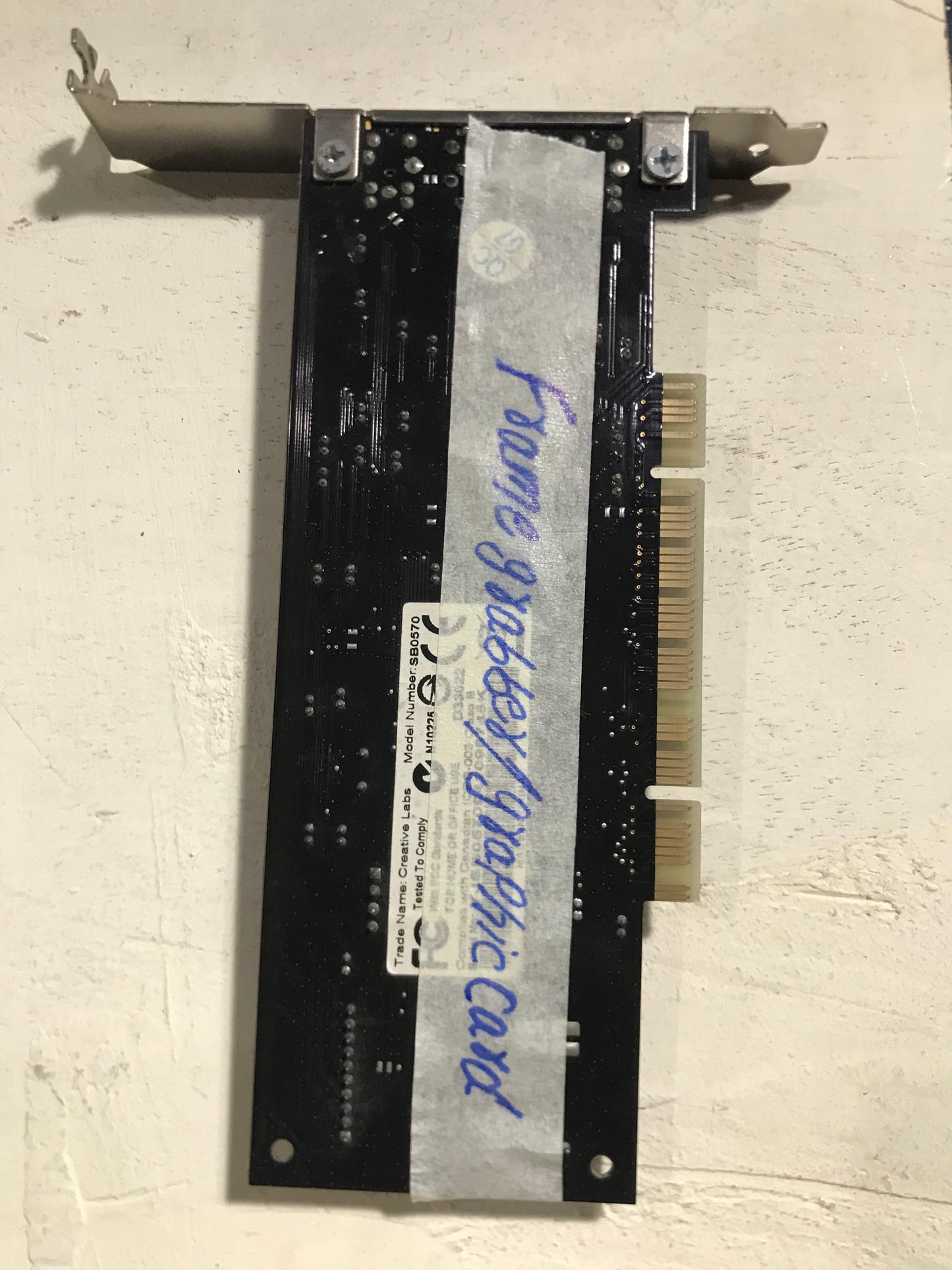 Frame grabber/graphics card