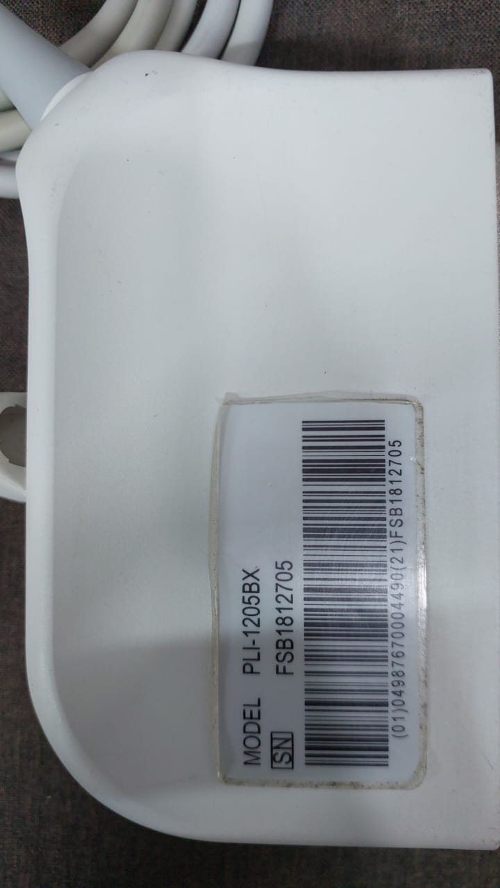 Canon i18LX5 model: PLI-1205BX Linear array transducer Mfg: 01-2018 UC
