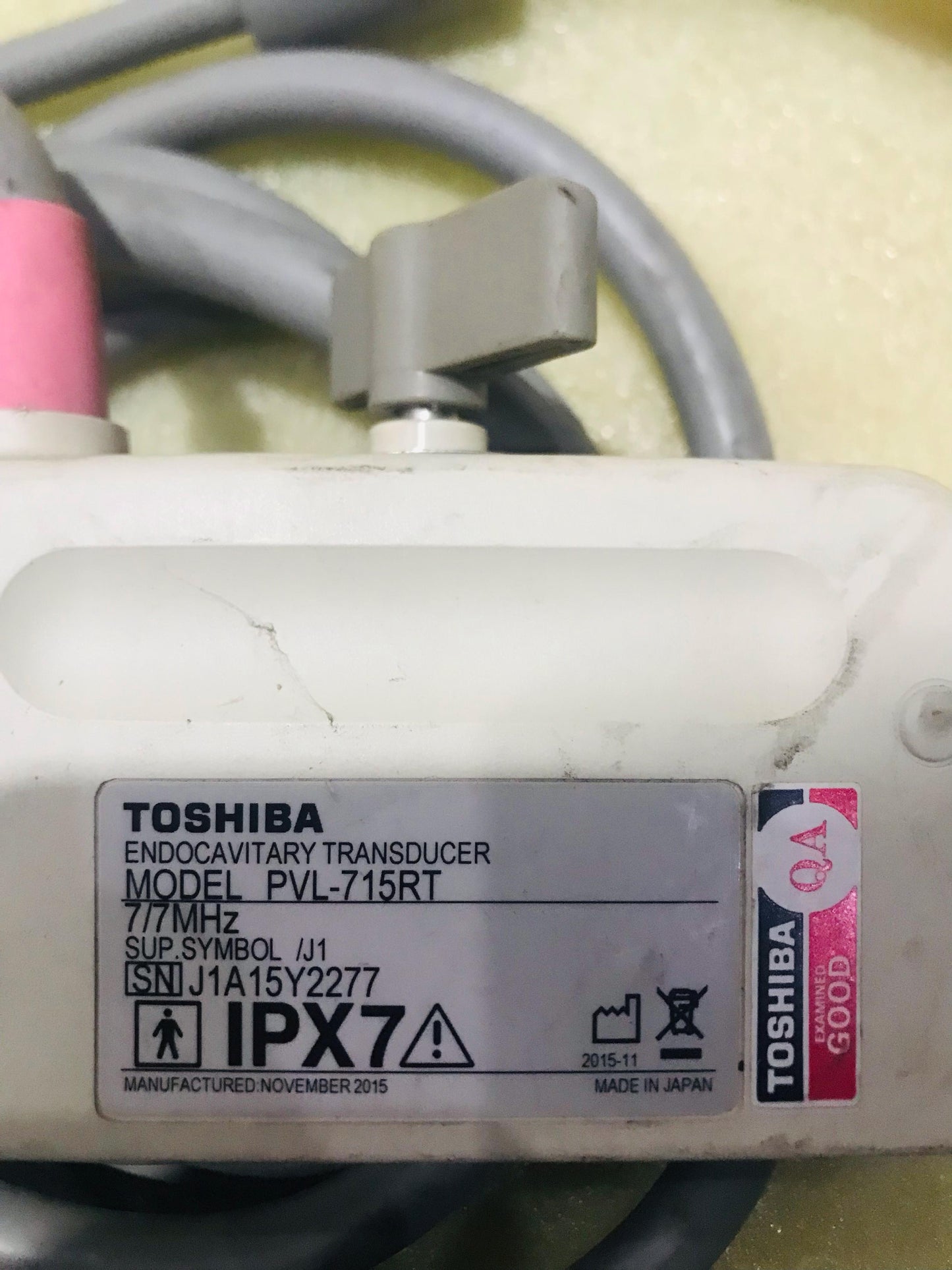 P...Toshiba PVL-715RT Tvs Probe UC