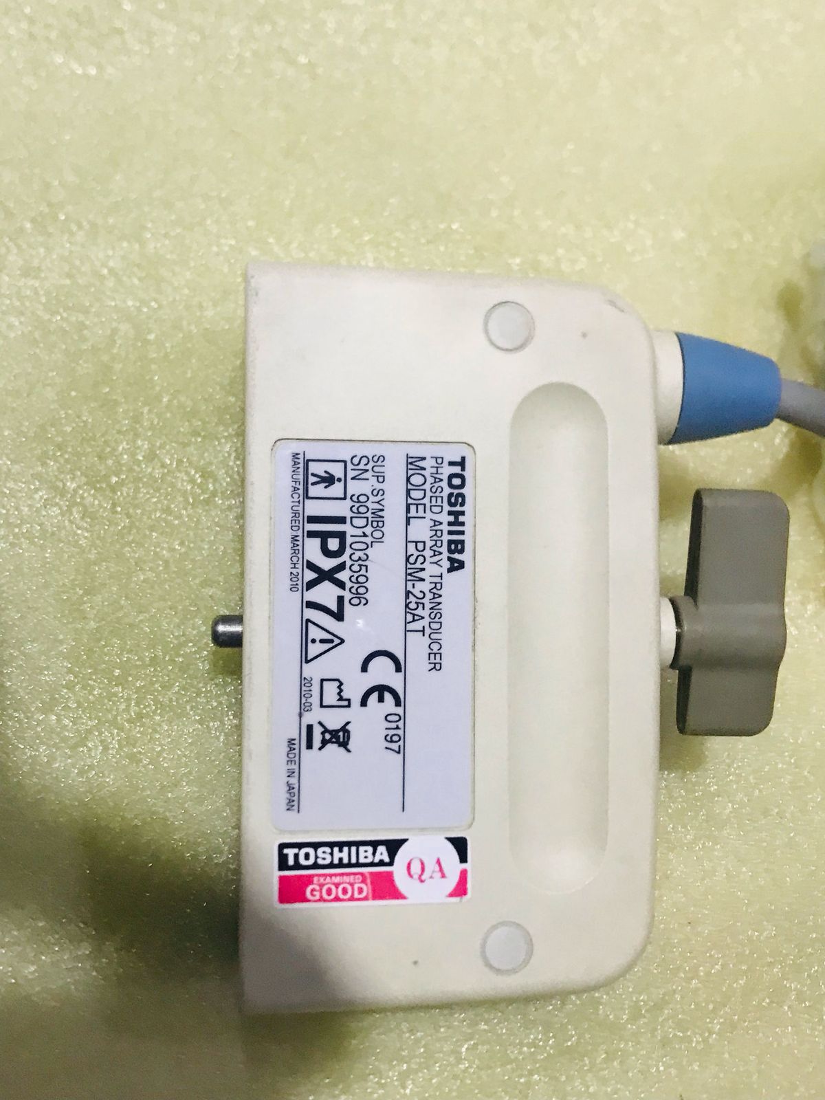 ...Toshiba PSM-25AT Cardiac Probe UC