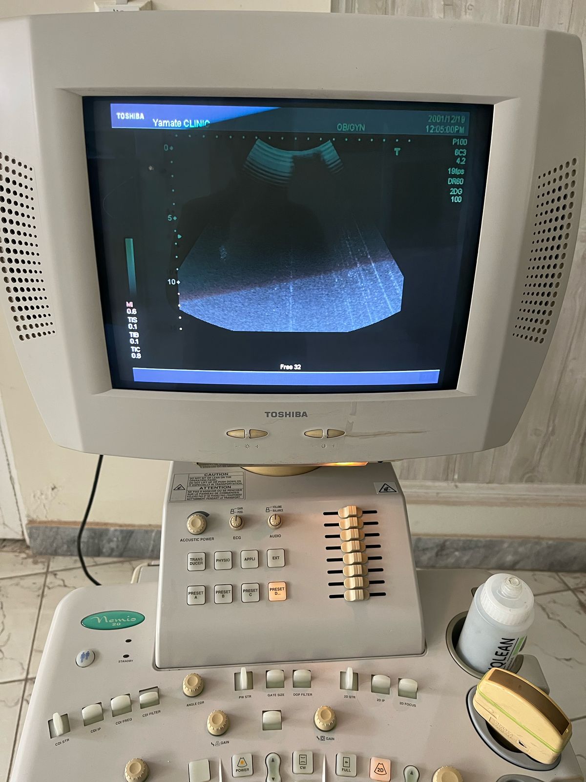 P...Toshiba PVM-375AT Convex Probe