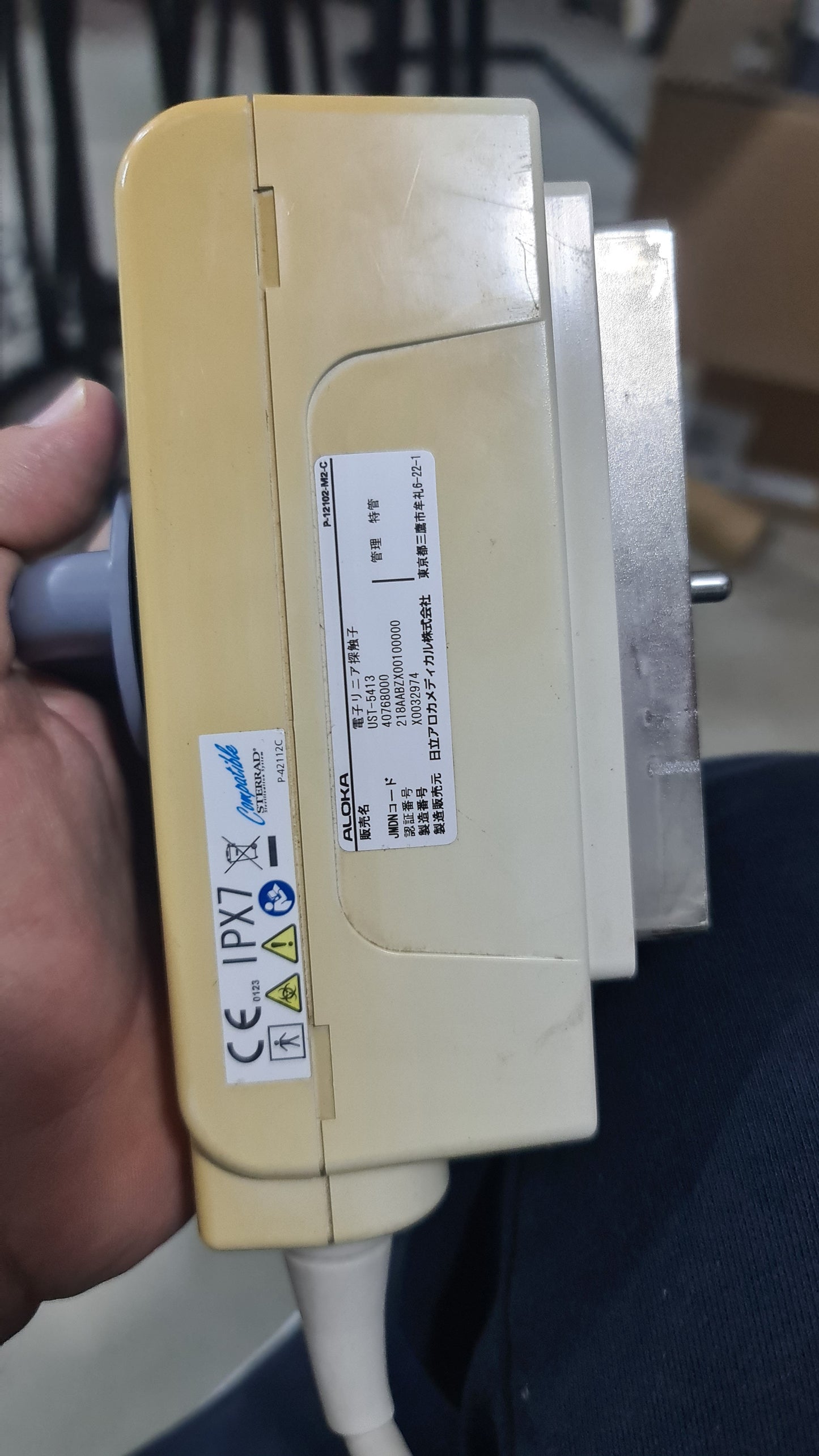 Aloka UST-5413 prob L checked SN. X0032974
