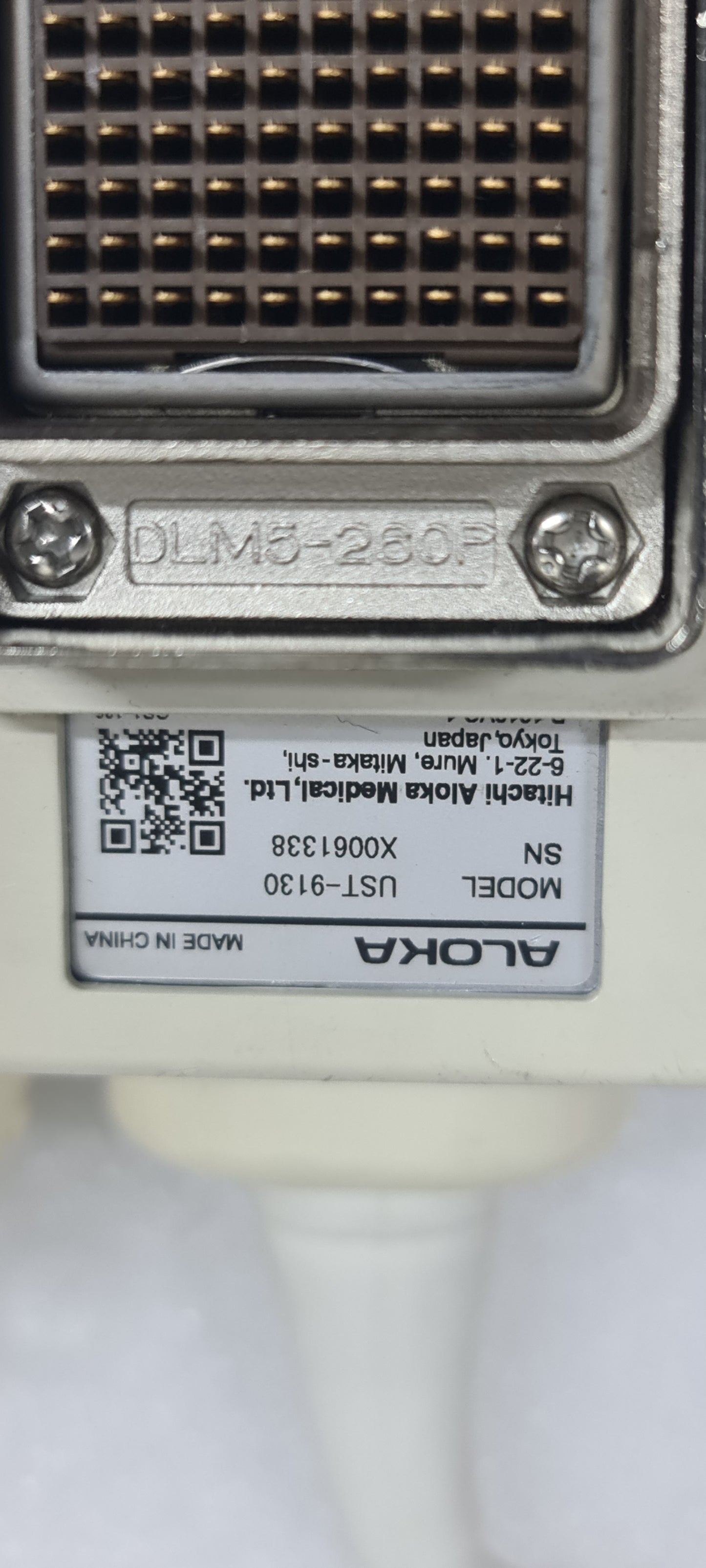 Aloka UST-9130 CONVEX checked Av. SN. X0061338