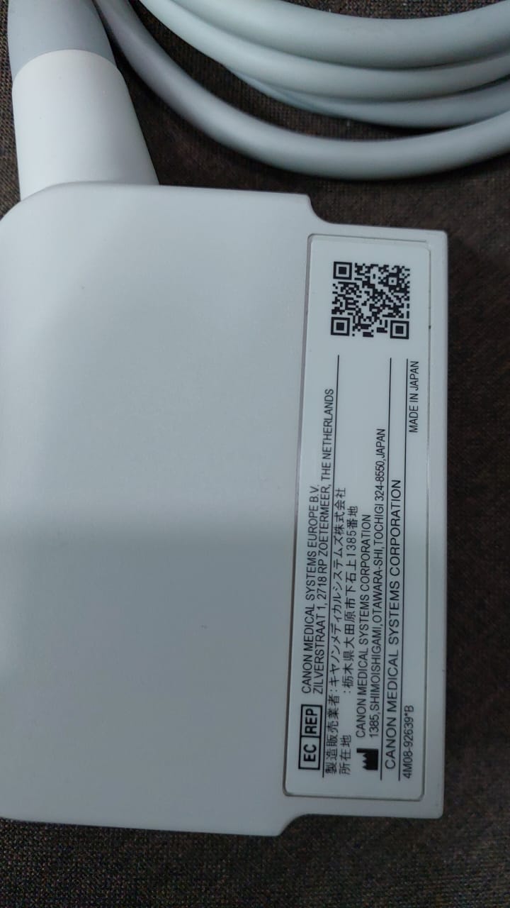 Toshiba Canon PLU-704BT 11L4, Linear array probe Mfg: 07-2018