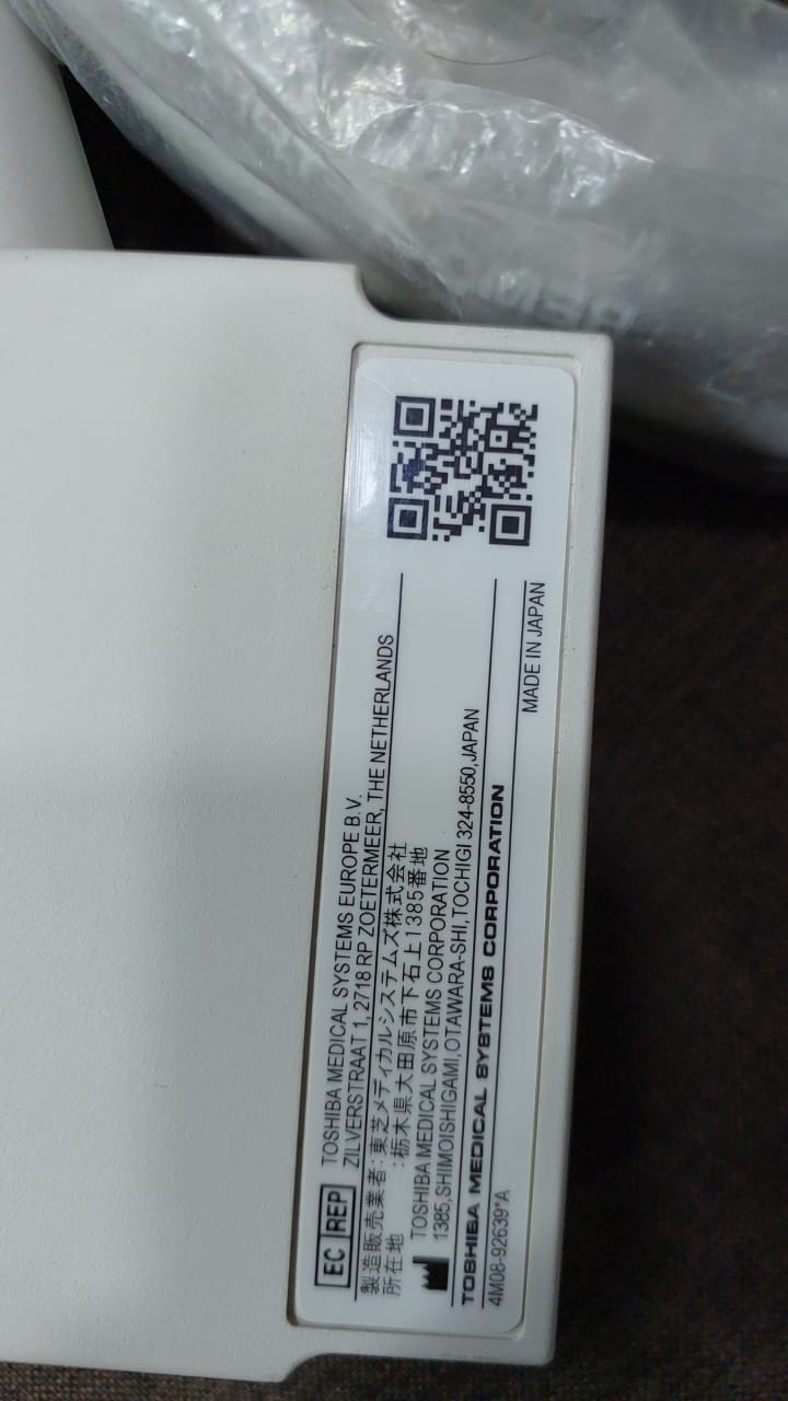 Toshiba Canon PLU-704BT 11L4, Linear array probe Mfg: 2013