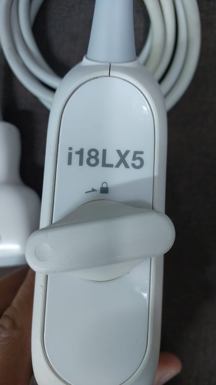 Canon i18LX5 model: PLI-1205BX Linear array transducer Mfg: 01-2018 UC