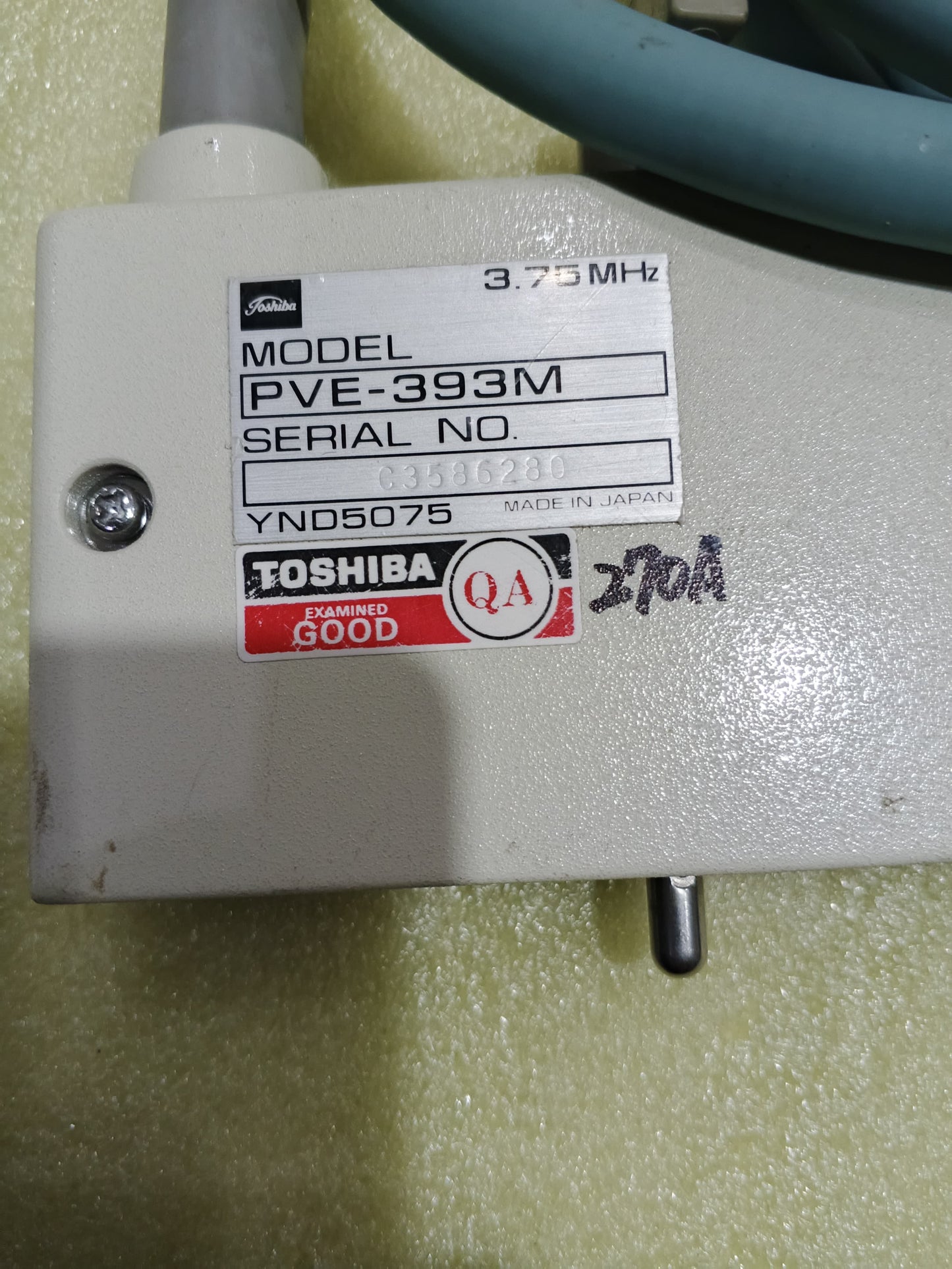 ...Toshiba PVE-393M Micro Convex Probe
