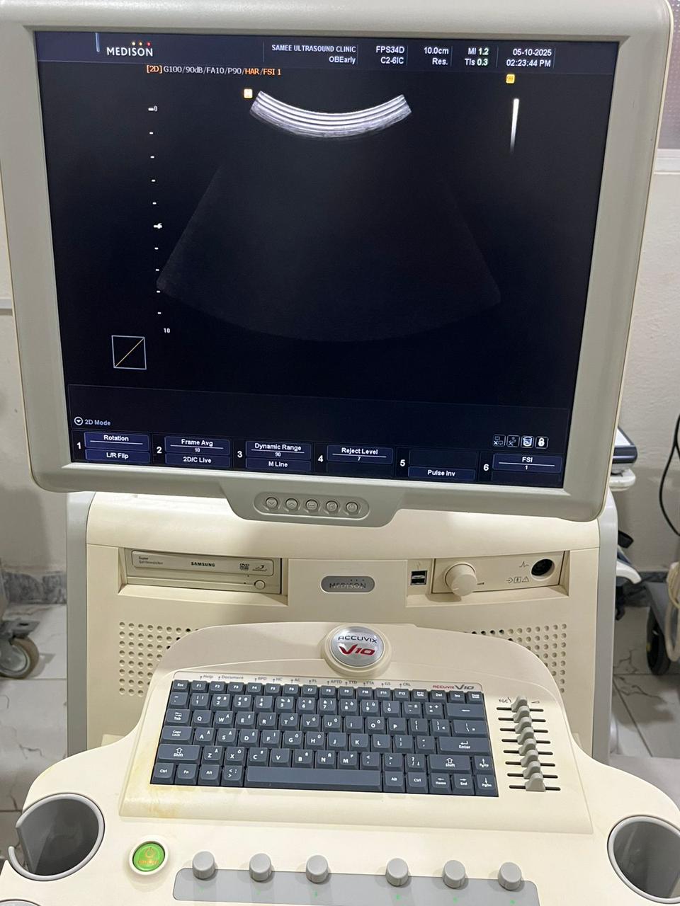 Samsung medison c2-6ic sn. B17914310029082 checked dxb