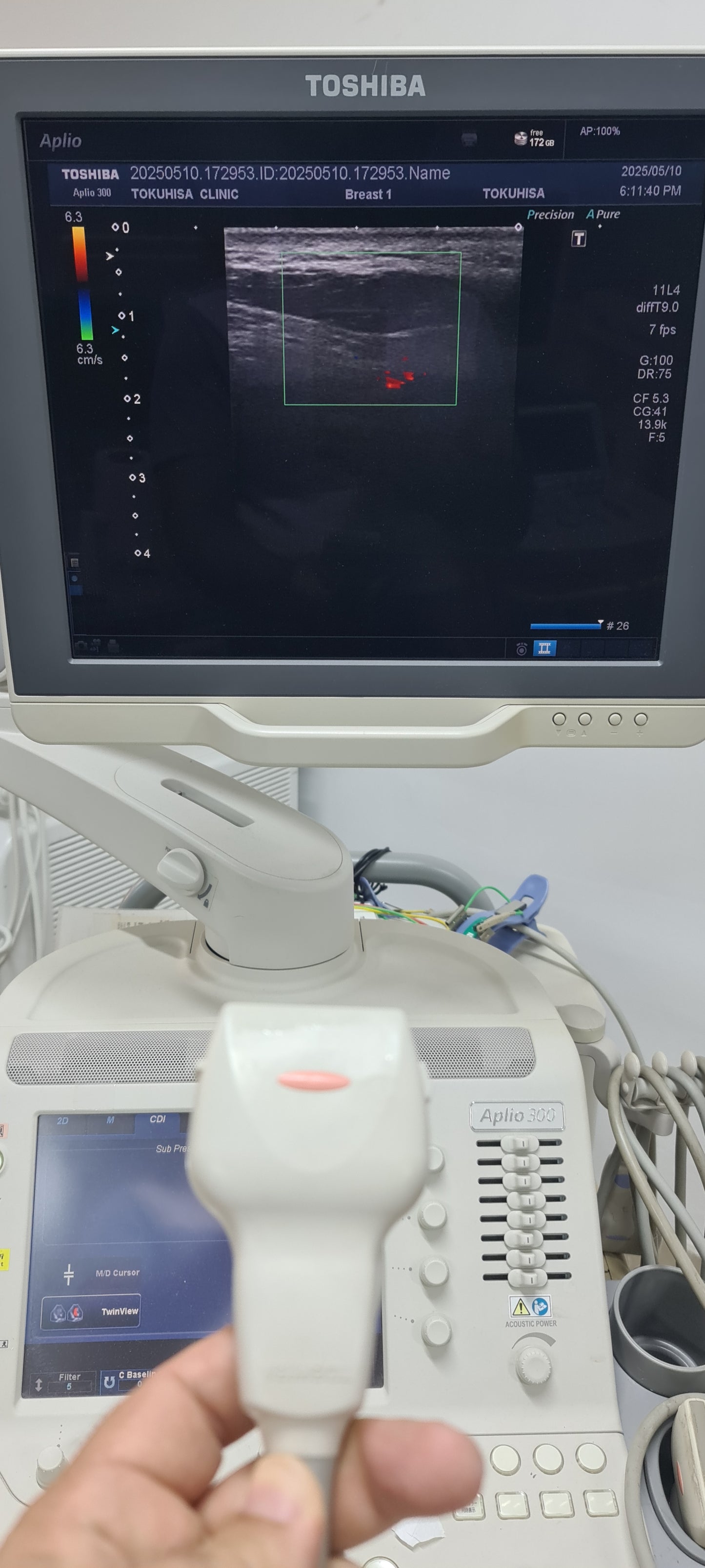 Toshiba 11L4 Linear Prob checked SN:012000 dxb