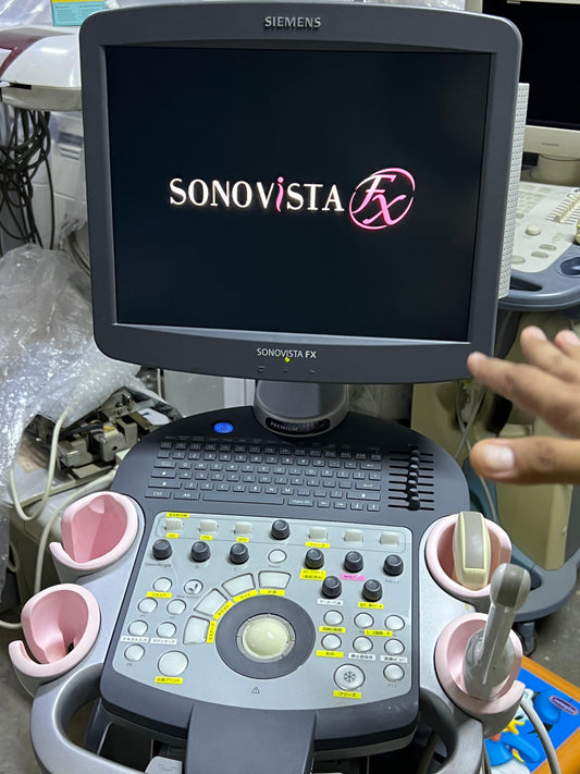 Sonovista FX Premium edition black and white ultrasound with convex tvs probe