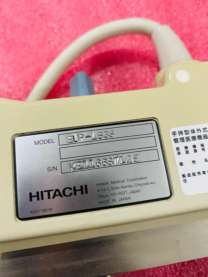 ..Hitachi EUP-L53S linear probe