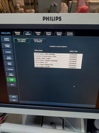 Z…Philips ie33 with adult cardiac probe