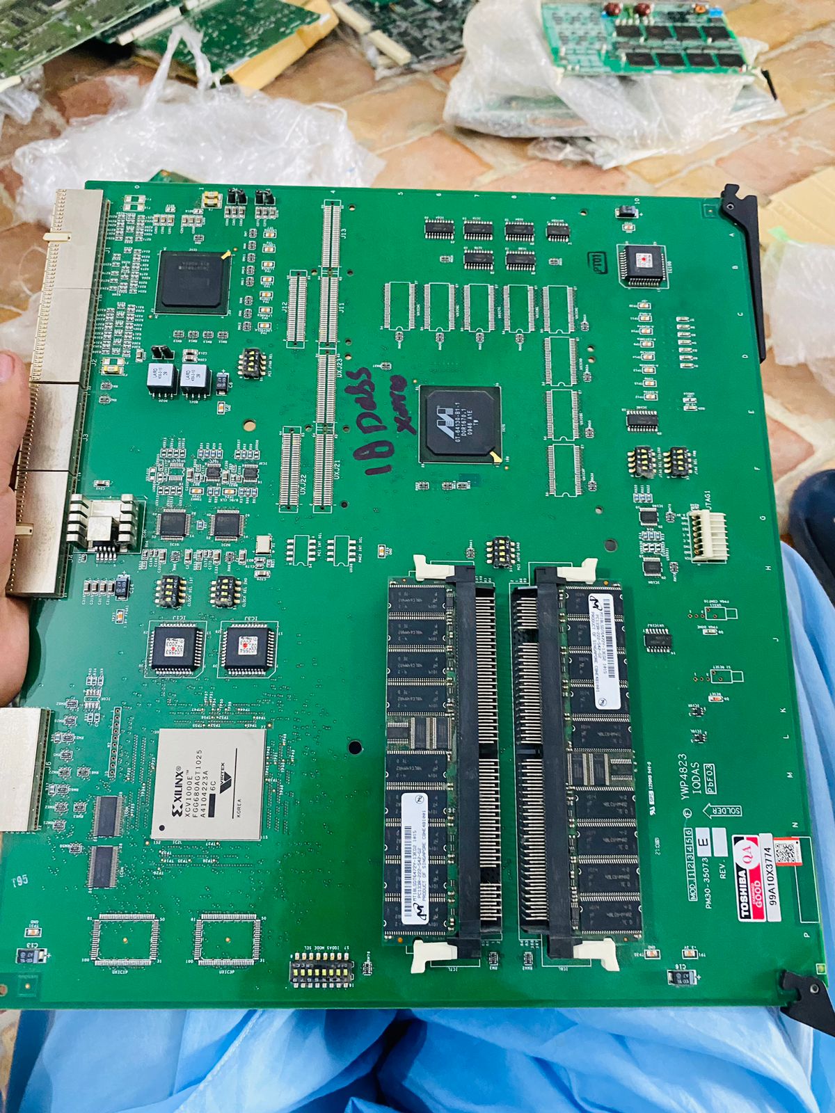 ..Toshiba aplio mx IQDAS board