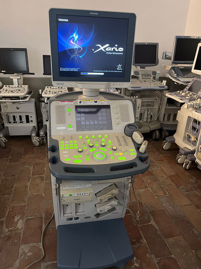 Toshiba Xario Prime with 2 probes, convex+linear