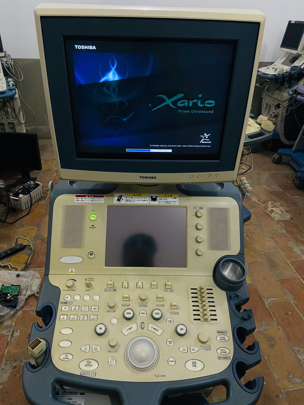 Toshiba Xario prime CRT with adult cardiac probe