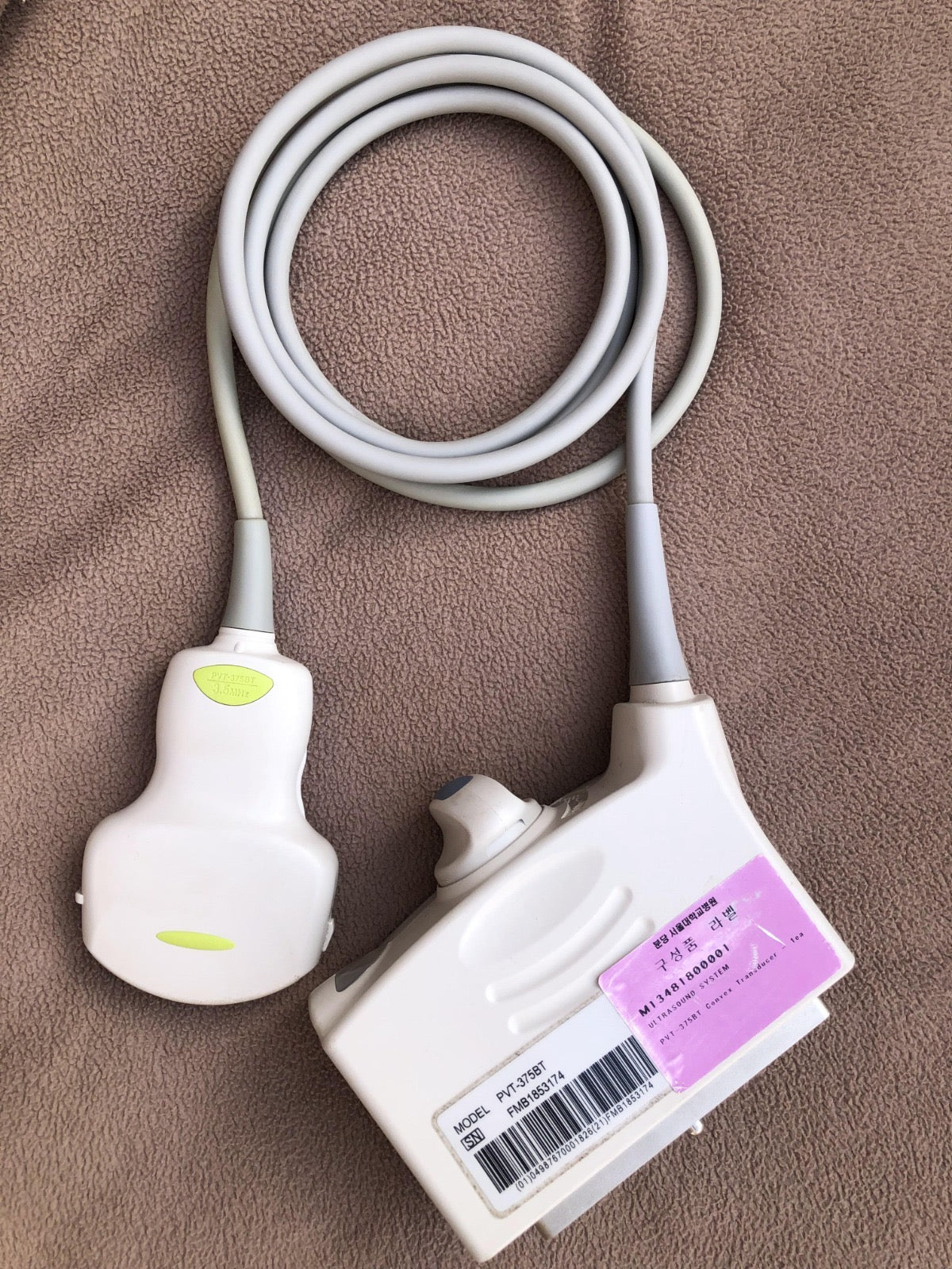 Toshiba PVT-375BT canvex probe - Japan Medical Company LTD