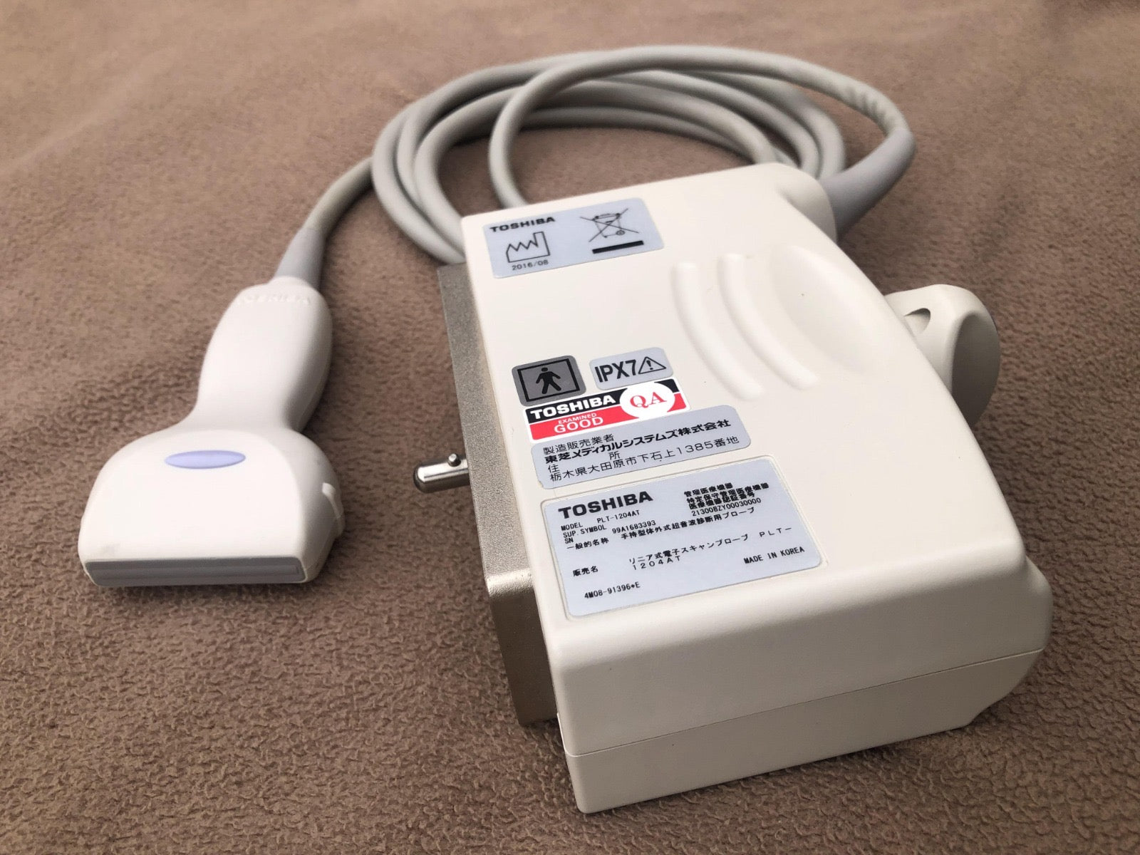 Toshiba PLT-1204AT linear probe - Japan Medical Company LTD