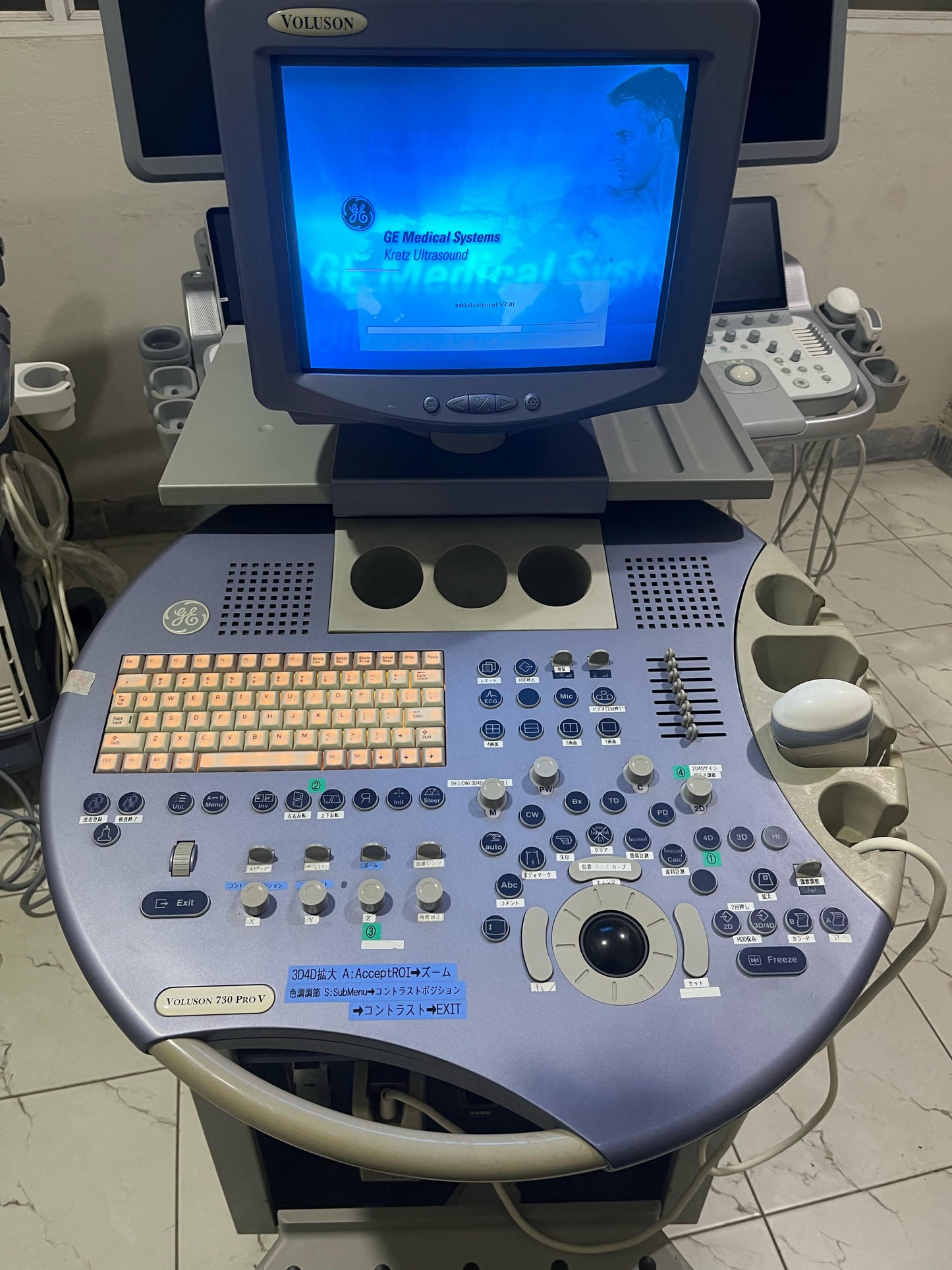 GE Voluson 730 pro v with convex probe