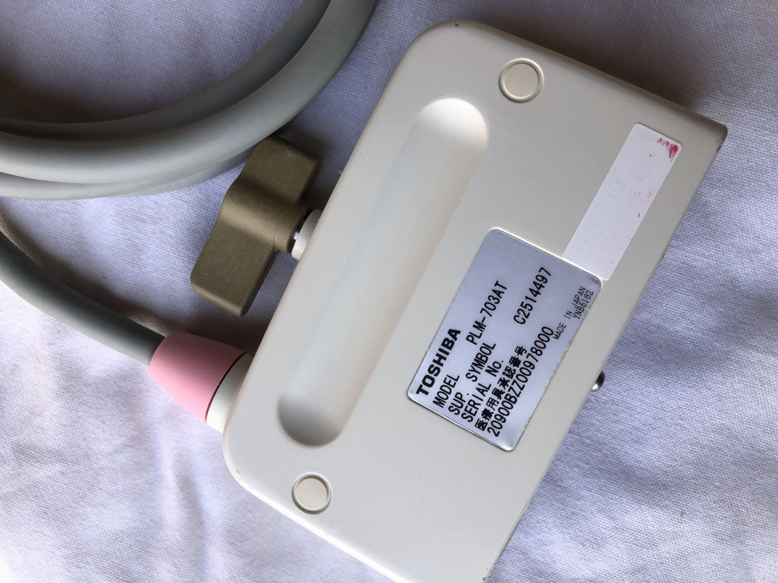 Toshiba nimeo linear probe PLM-703AT - Japan Medical Company LTD