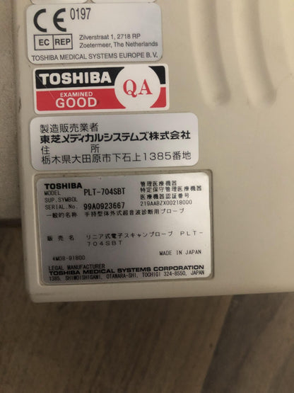 Toshiba PLT-704SBT linear probe - Japan Medical Company LTD