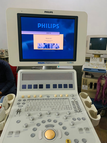 Philips HD15 with convex linear probe mfg 2012, Also can sell its parts, probes