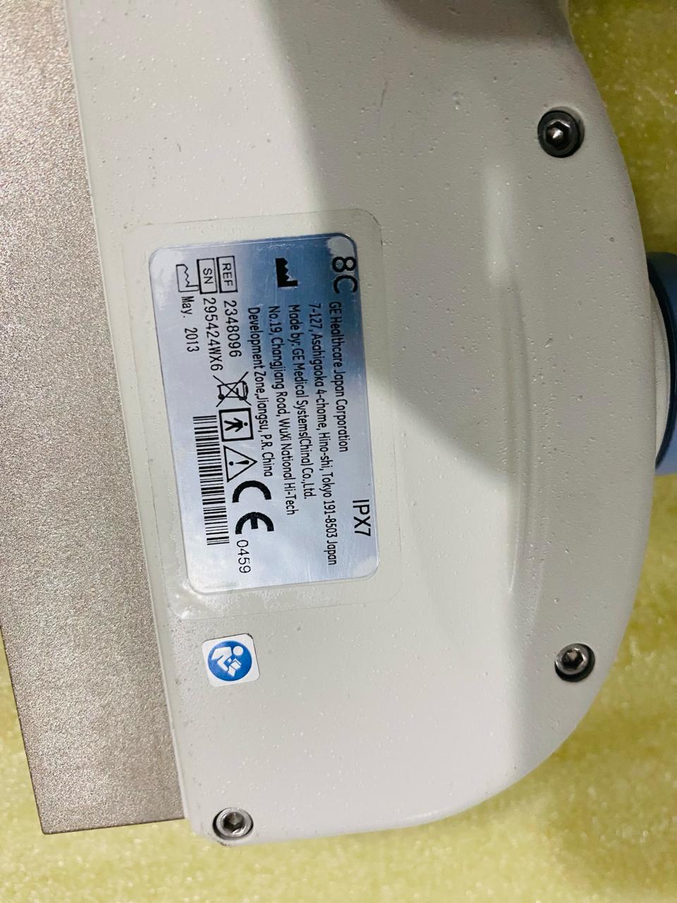 ..GE 8C Micro convex arrange ultrasound transducer. Mfg 2013