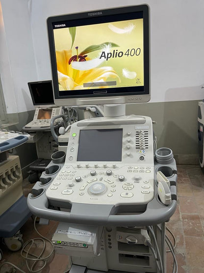 Z.Toshiba Aplio 400 with convex and linear probes