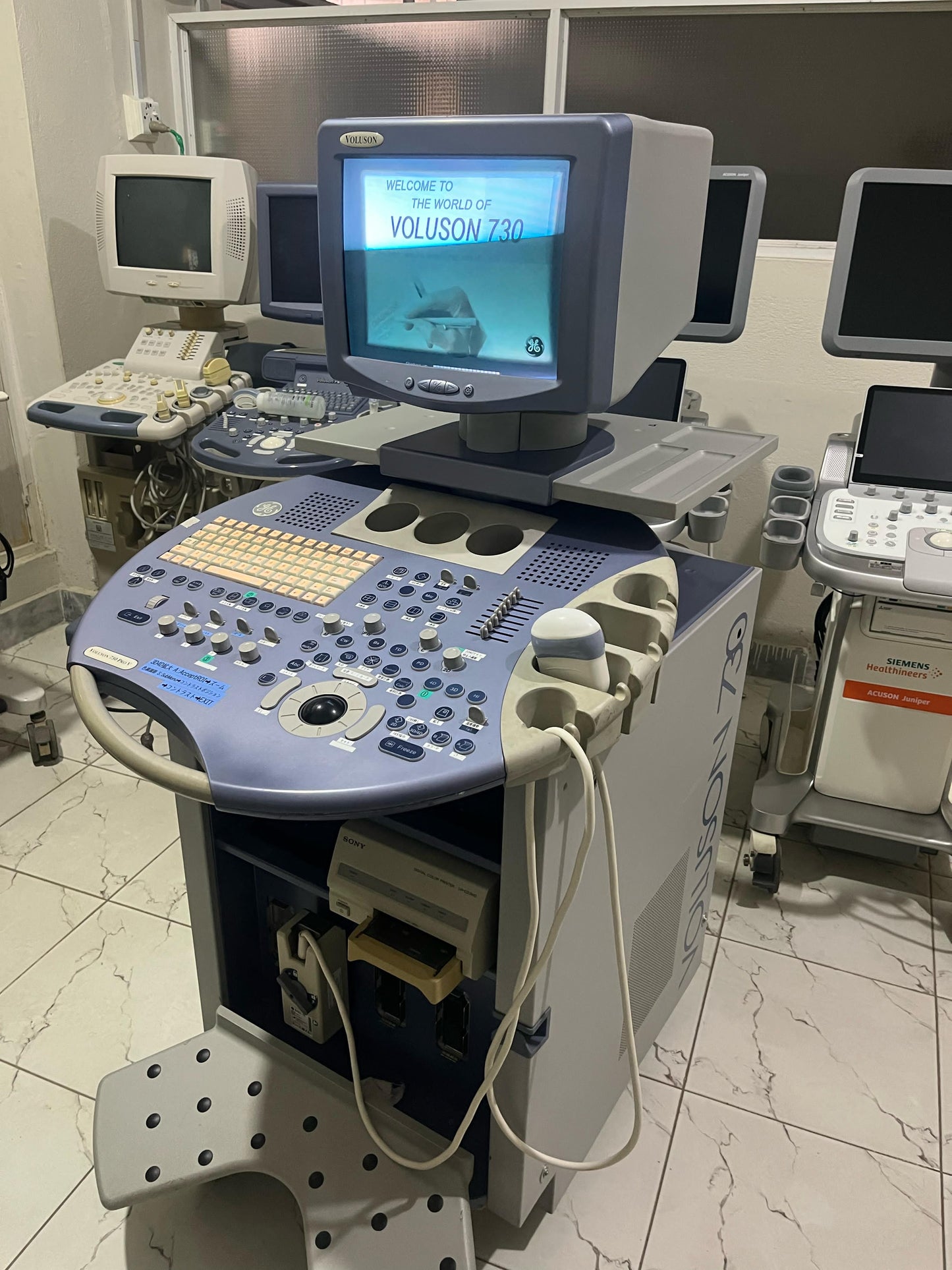 GE Voluson 730 pro v with convex probe