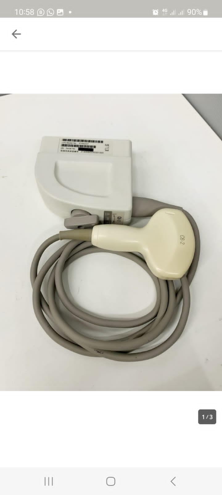 Siemens C6-2 Convex Array Transducer Probe - Japan Medical Company LTD