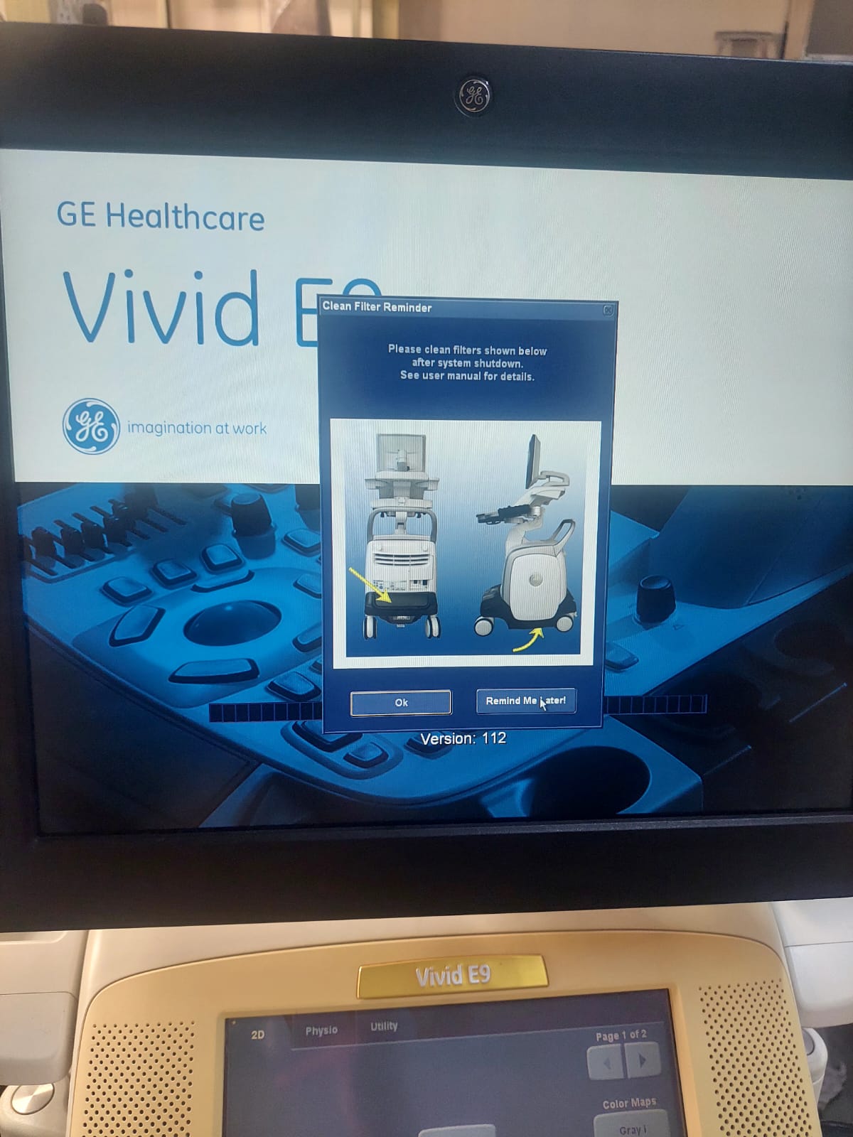 GE Vivid E9 YOM: 05-2012 - Japan Medical Company LTD