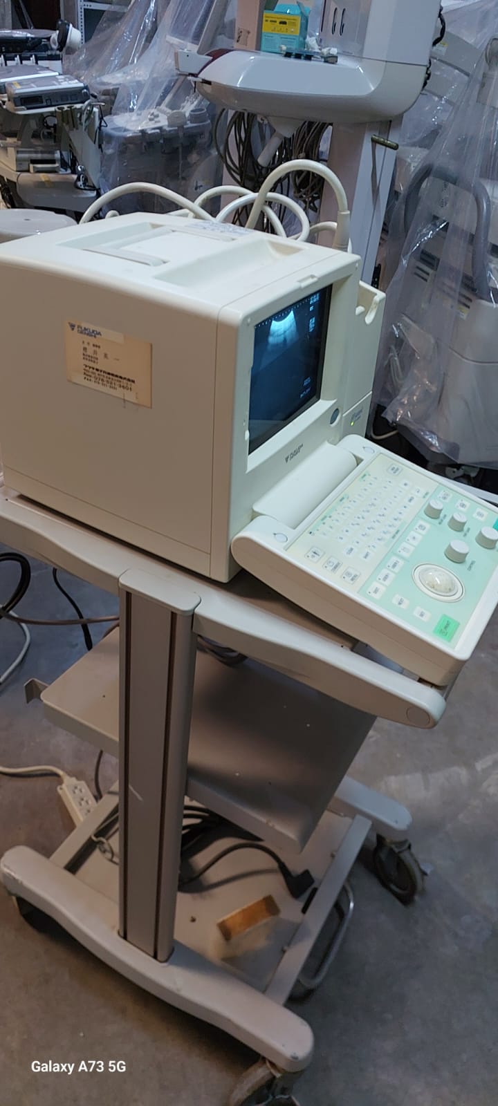 Fukuda Denshi UF-4000 Black and white ultrasound with convex probe