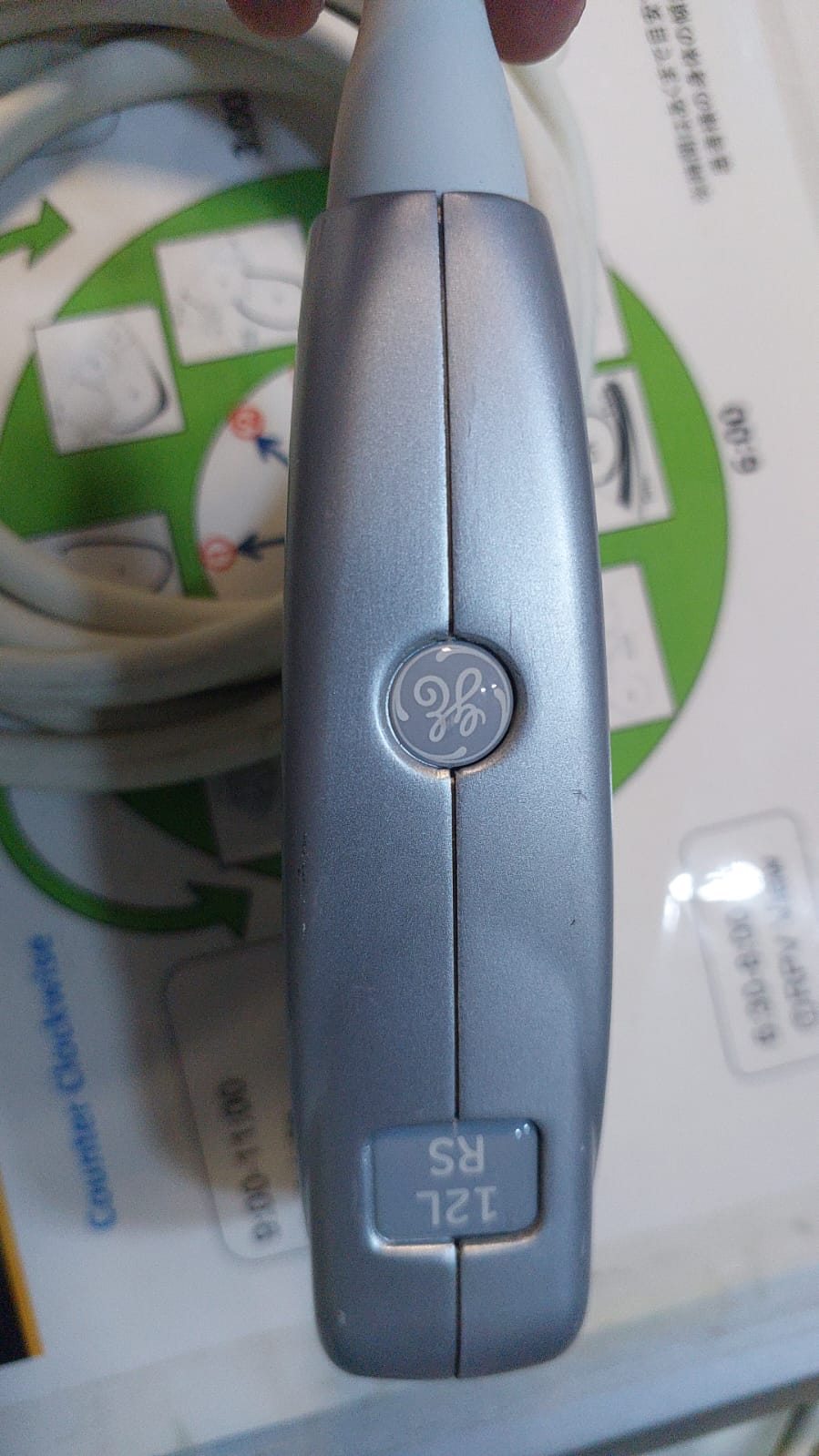 GE 12L-RS, Linear array probe MFG: MAY 2010