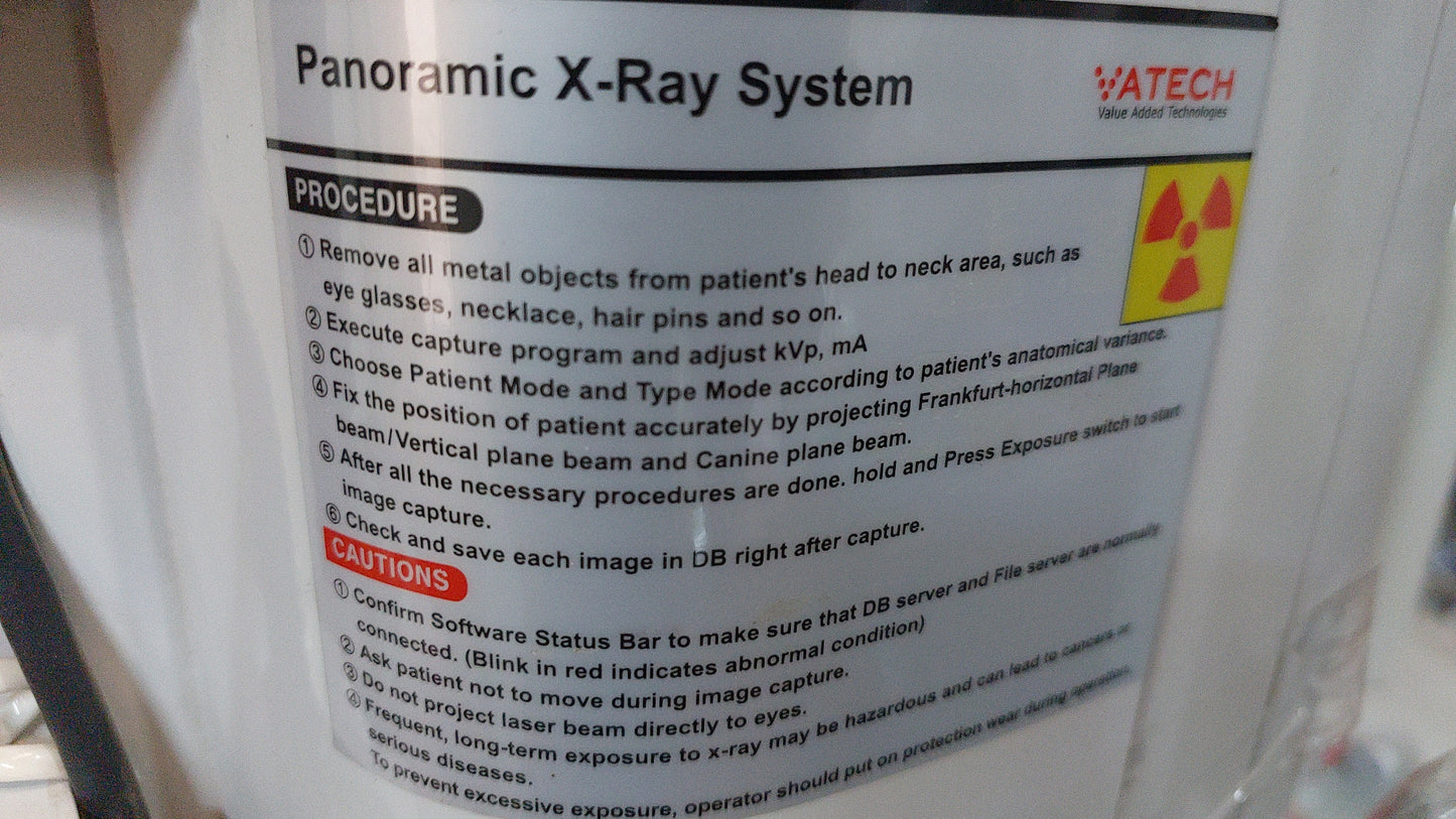 VATECH PaX-Uni3D 2d+3d Dental X-ray, OPG