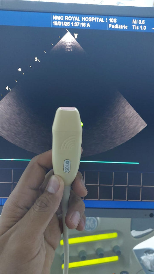 ..GE 10S cardiac probe. Checked and ok