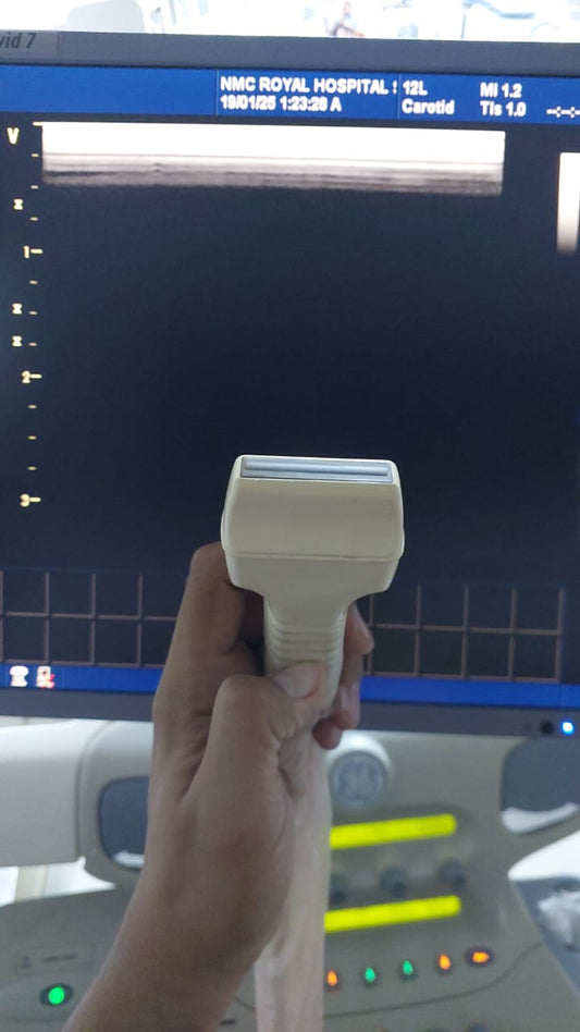 ..GE 12L linear probe. Checked and good condition