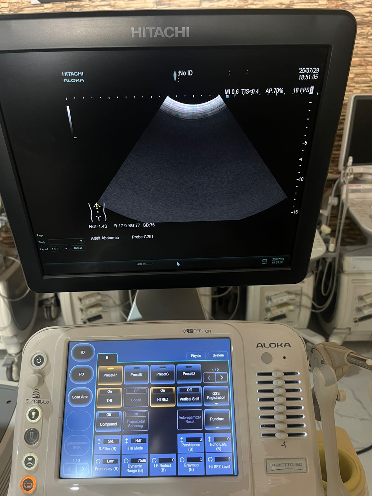 Hitachi c251 convex probe For hitachi areitta series p