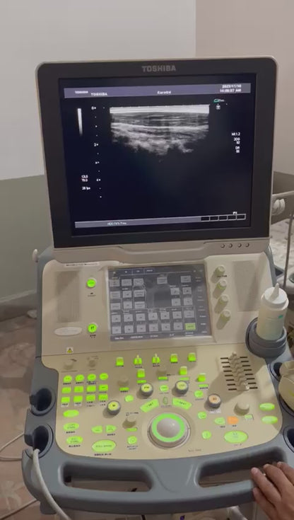 Toshiba Xario Prime with 3 probes, convex+linear+cardiac