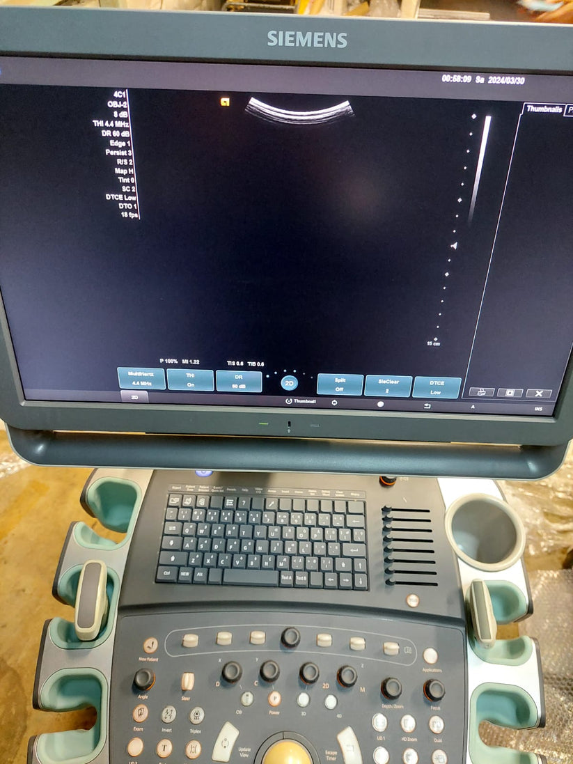 Original Used Siemens Acuson 4C1 Convex Array Ultrasound Transducer for Siemens Acuson S1000/S2000/S3000/X700/Sequoia 512/Aspen. Mfg 2015