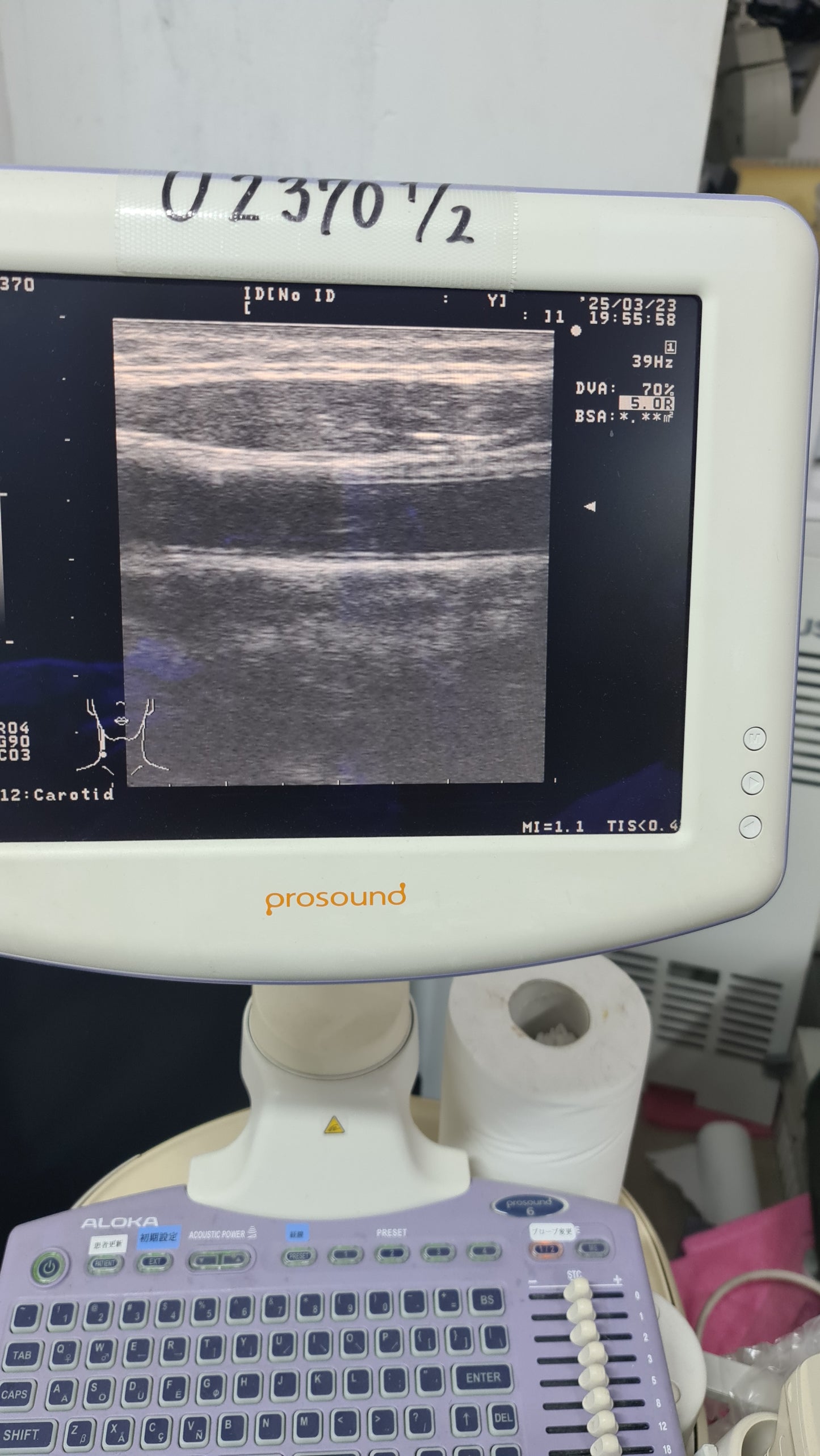 Aloka UST-5413 prob L checked SN. M038230