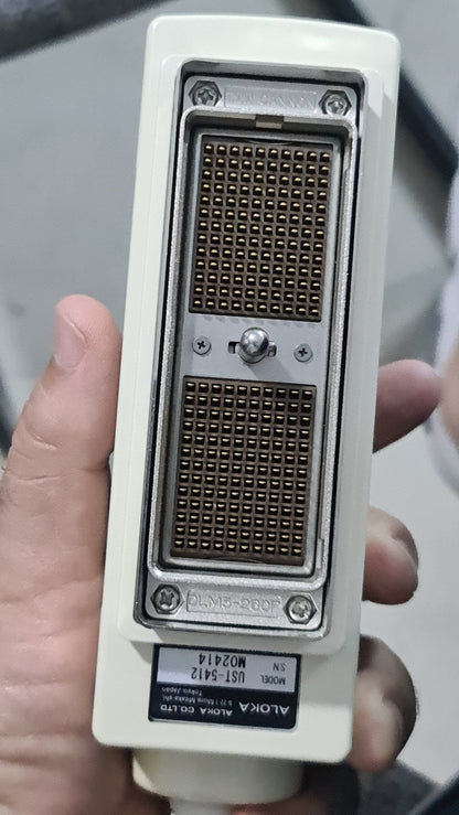 Aloka UST-5412 liner prob SN. M02414 checked