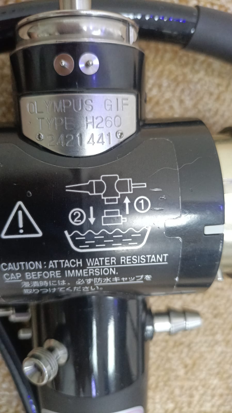 OLYMPUS GIF-H260 Serial no: 2421441 gastroscope DXB