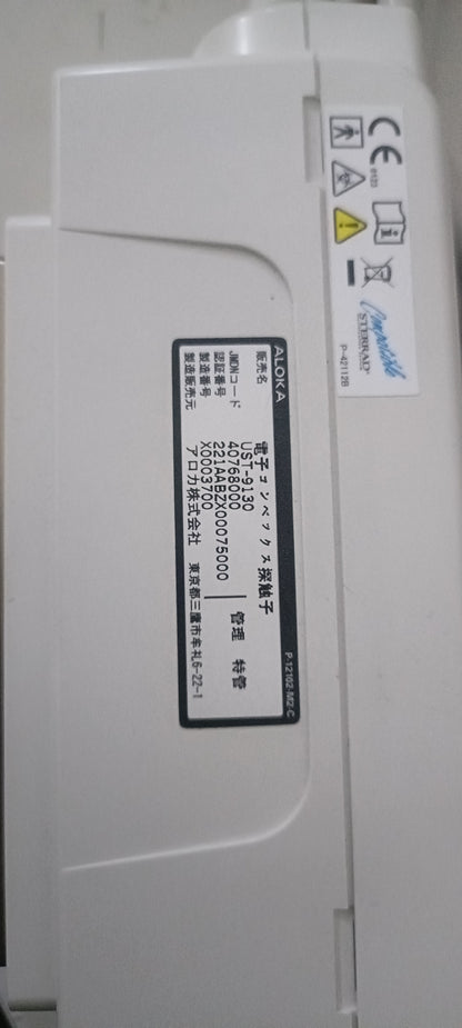 Aloka UST-9130 convex probe sn. X0003700 checked dxb - Japan Medical Company LTD