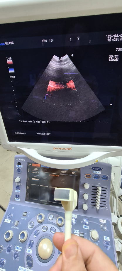 Aloka UST-9146T Micro Convex checked Av SN.20050115
