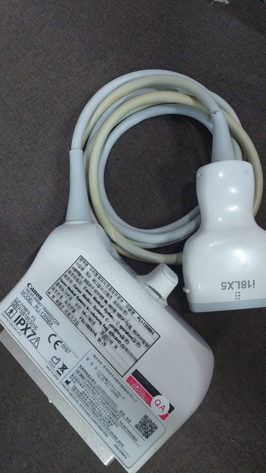 Canon i18LX5 model: PLI-1205BX Linear array transducer Mfg: 05-2018 UC