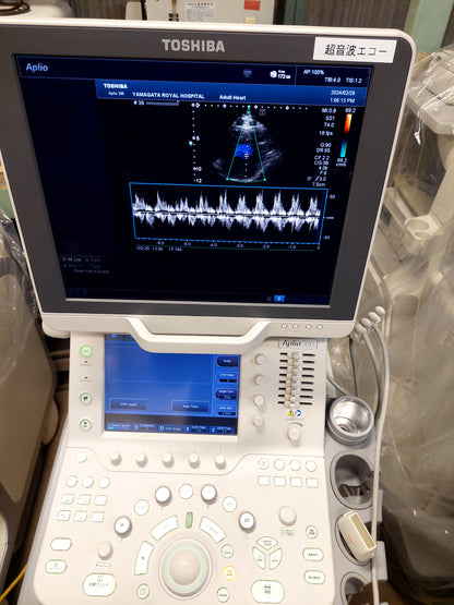 Toshiba Aplio 300 with Linear and cardiac probes. - Japan Medical Company LTD