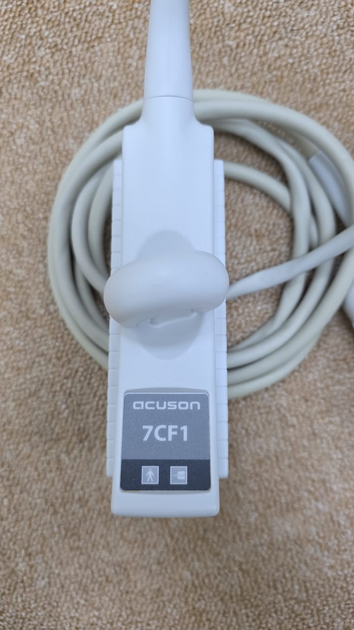 Siemens Acuson 7CF1 Ultrasound Probe MFg: 2013 DXB unchecked