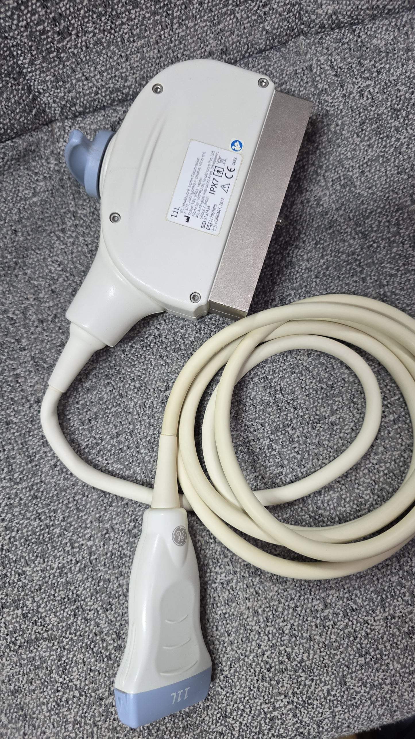 GE 11L Linear probe for logiq p5,p6 mfg: 2012 Checked DXB